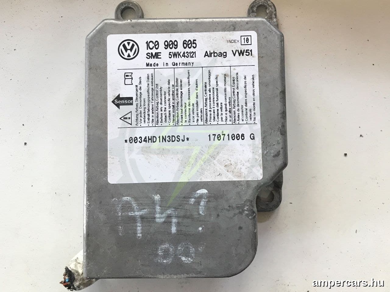 AUDI A4 (8D2, B5) - Légzsák Elektronika