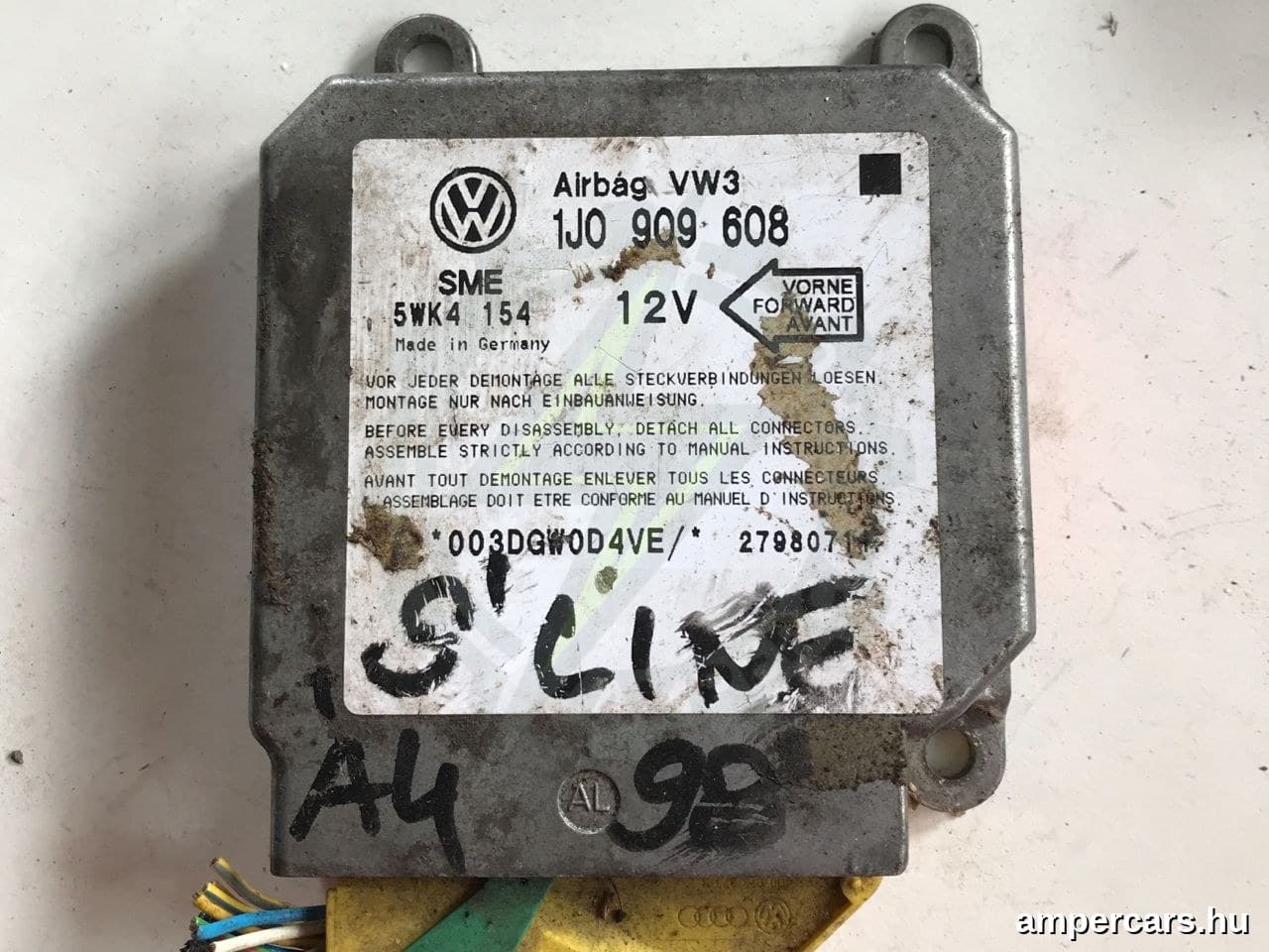 AUDI A4 (8D2, B5) - Légzsák Elektronika