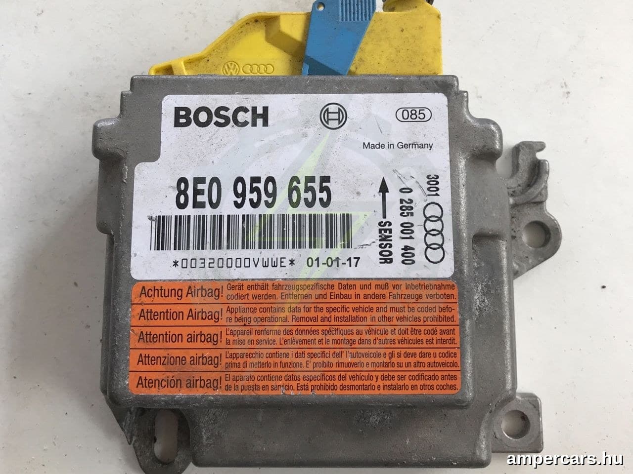AUDI A4 (8E2, B6) - Légzsák Elektronika