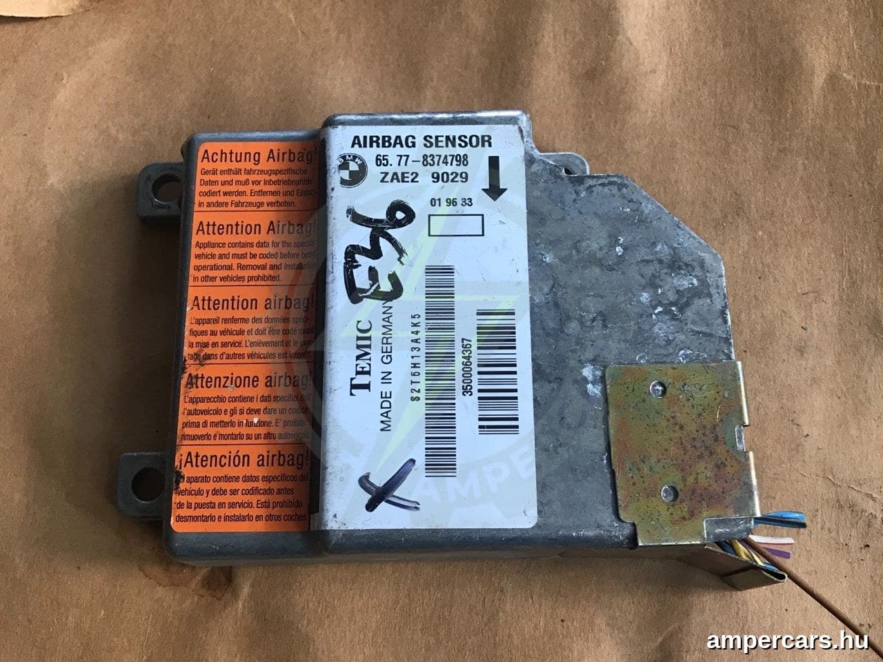 BMW 3 (E36) - Légzsák Elektronika