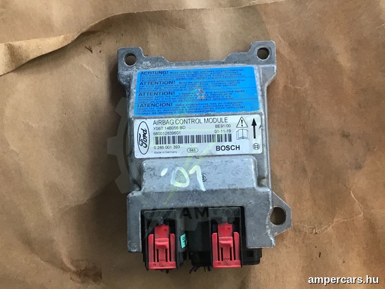 FORD FIESTA IV (JA_, JB_) - Légzsák Elektronika