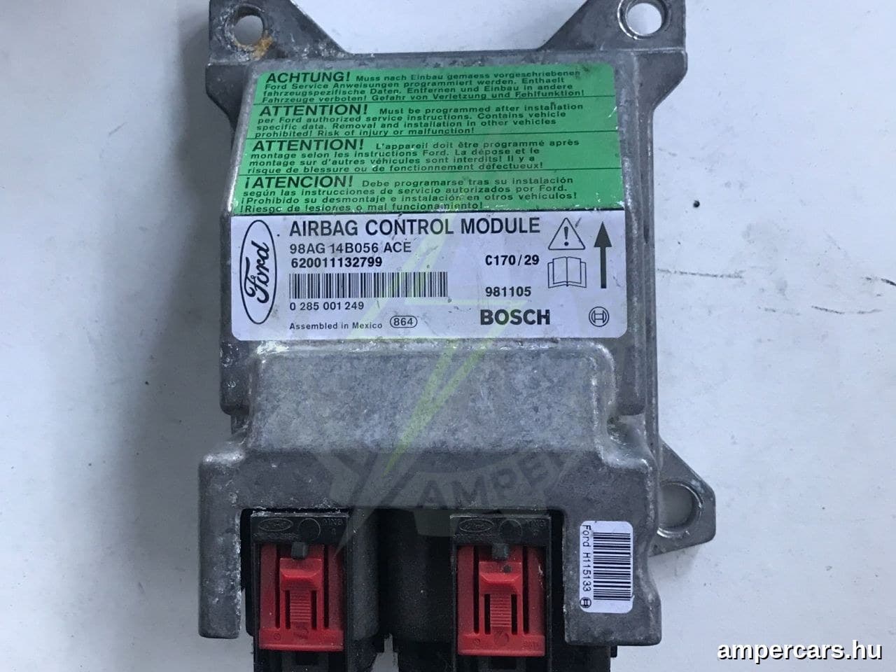 FORD FOCUS (DAW, DBW) - Légzsák Elektronika