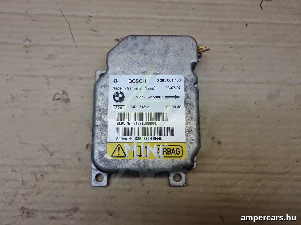 MINI MINI (R50, R53) - Légzsák Elektronika