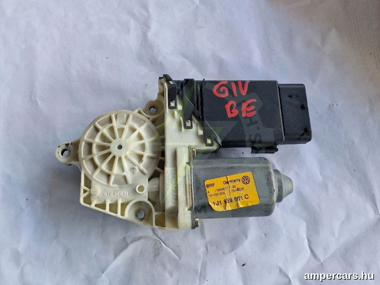 VW GOLF IV (1J1) - Ablakemelő Motor